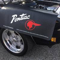 Apparel, Cups, Decals, Books, Gift Cards - Fender Covers - Holley - FENDER GRIPPER RETRO PONTIAC MAT