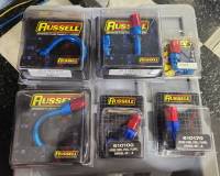 -8 AN Blue/Red Fittings Package Closeout
