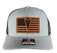 Butler Performance - Pontiac Flag Patch Hat, Charcoal/Black, Adjustable, RCH112-BP-SQ-GREY/BLACK - Image 2