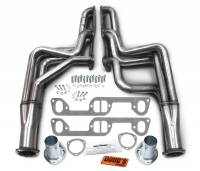 Pontiac Stainless Steel 1964-1967 GTO, Lemans, Tempest D-Port Headers 389-455 1 3/4" Pipe 3" Collector