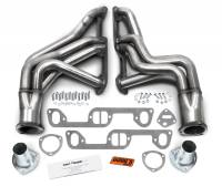 Headers and Exhaust Manifolds - Doug's Headers - Pontiac Stainless Steel 1967-1969 Firebird (Also 1970-74 X-Body) D-Port Headers 326-455 1 3/4" Pipe 3" Collector **Requires a 90 Degree Oil filter housing**
