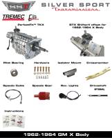SST - 62-64 X-Body, SST Tremec Perfect-Fit 5 Speed TKX Transmission Kit, Manual to TKX
