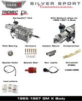 65-67 X-Body, SST Tremec Perfect-Fit 5 Speed TKX Transmission Kit, Manual to TKX