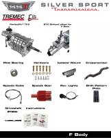 SST - 70-81 FB/TA, F-Body, SST Tremec Perfect-Fit 5 Speed TKX Transmission Kit, Manual to TKX