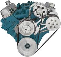 CVF Pontiac Power Steering and Alternator Bracket Kit for V-Belts