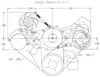March Performance - March Pontiac Ultra Mid-Mount Serpentine Conversion Bracket Kit - Image 3