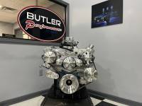 SOLD Butler Crate Engine 467cu in., 4 bolt Main, ALL FORGED, 567hp 600tq Turn Key Carbureted