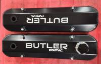 Butler Performance - Butler Performance EVAC Ready, CNC Logo Aluminum Valve Covers, Choose Logo, Black, Satin w/Clear, or Polished (Set) BPI-VC - Image 7