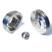 Pontiac Pulley Kit PS - 2V High Flow, 6 Bolt (1964-68)