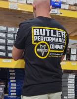 Butler Performance - Butler Performance Company Black/Yellow T-Shirt, Small-4XL - Image 2