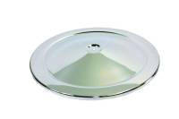 Air Cleaner Lid, Muscle Car Style, 14 in Round, Steel, Chrome, Each