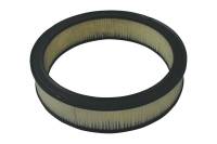 Air Filter Element, Round, 14 in Diameter, 3 in Tall, Paper, White, Universal, Each