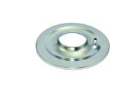 Air Cleaner Base, 14 in Round, 5-1/8 in Carb Flange, Flat Base, Steel, Chrome, Each