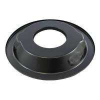 Air Cleaner Base, 14 in Round, 5-1/8 Carb Flange, 1-1/8" Dropped Base, Steel, Black, Each