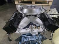 Butler Performance - Air Cleaner Base, 14 in Round, 5-1/8 Carb Flange, 7/8" Dropped Base, Steel, Chrome, Each - Image 2