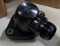 Pontiac 20 AN Hose Connect Swivel  Thermostat Housing, Black