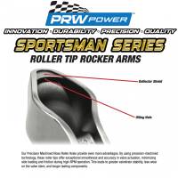 PRW - PRW Pontiac Sportsman 1.65 Ratio Roller Tip Rocker Arm Set PRW-68455765-16 - Image 4