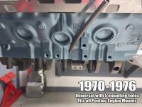 Butler Performance - Butler Performance Pontiac Engine Mount Adapter Kit to put 1969 and earlier Engines in 1970 & Up Chassis, Set BPI-MM6 - Image 4