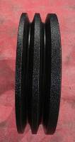 Pontiac 2-Groove 1968-70 Crank Pulley-Black Powder Coated