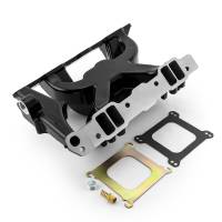 Butler Performance - Butler Pontiac 326-455 Crosswind Intake Manifold, Black Finish - Image 3