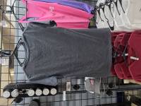 Pontiac Girl Crew Neck T-Shirt, Vintage Black and Gold