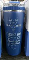Pontiac Logos 26oz Iceshaker Flex Bottle, Navy, No Handle
