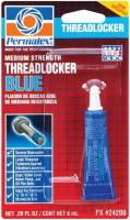 Permatex Thread Locker, Blue, Medium Strength, 6 ml Tube, Each