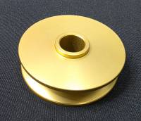 Ram Air Restorations - Pontiac Single Groove Alternator Pulley- Gold Finish - Image 2
