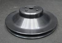 Pontiac Single Groove 1968-70 Water Pump Pulley-Black Anodized