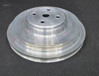 Pontiac 1965 2 Groove Water Pump Pulley, A/C -Polished, Billet