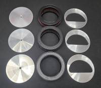 Ames Performance - Tri-Power EFI Air Cleaner Kit, Billet, Set of 3 - Image 3