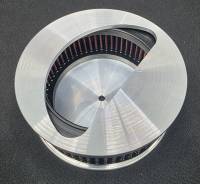 Ames Performance - Tri-Power EFI Air Cleaner Kit, Billet, Set of 3 - Image 9