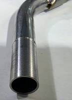 Pontiac 1966-79 Lower Stainless Dipstick Tube w/Bracket for Use with No Windage Tray