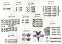 Butler Performance - Butler Pontiac Complete Engine Accessory Bolt Kit-Hex Head- Stainless Steel 1969-79 ABO-H-5201 - Image 5