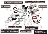 Doug's Headers - Patriot 2.5" Electronic Cutouts. Dual System W/Remote - Image 4