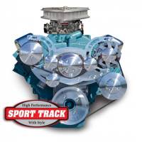 March Performance - March "Sport Track Ultra" Serpentine System Kit, '67-69 FB, w/Power Steering, Clear, Black, Onyx, or Chrome MAR-13225 - Image 3