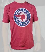 Butler Performance - Butler Vintage Service T-Shirt, Red, Small-4XL BPI-TS-BP1607 - Image 3