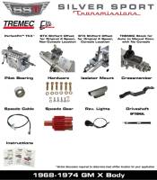 SST - 68-74 X-Body, SST Tremec Perfect-Fit 5 Speed TKX Transmission Kit, Manual to TKX - Image 3