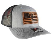 Butler Performance - Pontiac Flag Patch Hat, Charcoal/Black, Adjustable, RCH112-BP-SQ-GREY/BLACK - Image 4