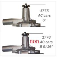 Flowkooler - Flowkooler Olds 403 Hi-Volume Aluminum Water Pump w/ Billet Aluminum Impeller, AC - Image 9