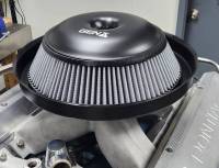Butler Performance - Pontiac Drop Base Shaker Assembly w/ 3" Cone Shaped Washable Element, Black- for use with Edelbrock RPM Intake for '73 to '79 (326-455) Trans Am - Image 5