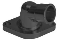 CVF - CVF Billet Thermostat Housing, Black - Image 2
