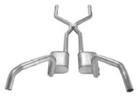 Pypes Exhaust - 1967-1969 2.5/3.0 Inch F-Body Crossmember Back Exhaust System With H-Bomb H-Pipe Quarter Panel Exit 409 Stainless - Image 6