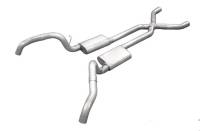 Pypes Exhaust - 1967-1969 2.5 Inch F-Body Crossmember Back Exhaust System With X-Pipe & Quarter Panel Exit 409 Stainless - Image 3