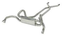 Pypes Exhaust - 1967-1974 2.5 Inch F/X-Body Crossflow Crossmember Back Exhaust System With X-Pipe System 304 Polished Stainless Race Pro Muffler - Image 3