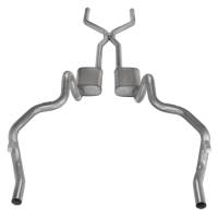 Pypes Exhaust - 1970-1974 F/X-Body 2.5 Inch Crossmember Back Exhaust System With H-Bomb H-Pipe 409 Stainless - Image 4