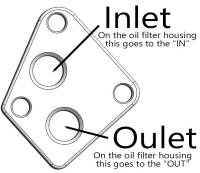 Butler Performance - Pontiac Billet Bolt On Remote Oil Filter Bypass Plate 1/2" pipe BPI-1011 - Image 6