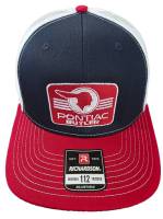 Butler Performance - Pontiac Classic Hat, 5 Panel, Navy/Red/White, Adjustable, 112FP - Image 7