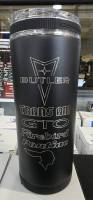 Butler Performance - Pontiac Logos 26oz Iceshaker Flex Bottle, Black, No Handle - Image 2