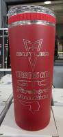 Butler Performance - Pontiac Logos 26oz Iceshaker Flex Bottle, Red, No Handle - Image 2